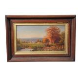 Framed L. Prang & Co. Chromolithograph Print