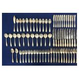 Sterling silver flatware, 2222g. Pointed Antique