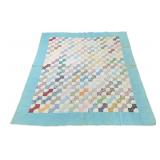 Patchwork Bow Tie Quilt, 7ï¿½6ï¿½ï¿½ x 6ï¿½10ï¿½