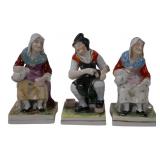 Staffordshire figures: Jobson the Cobbler & Wife,