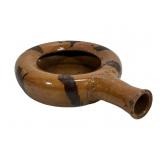 Red ware bed pan, 9.5' dia., 2.75' deep