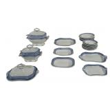 Miniature Staffordshire group: Tureens - 3.5' &
