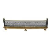 Brass Fireplace Fender