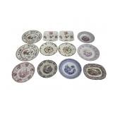 China: 2 Wedgwood plates, 8.75' dia. / 2 bowls,