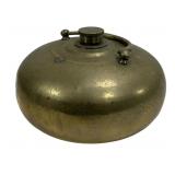 Vintage brass bed warmer - hot water, 8.5' dia.,