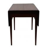 Mahogany Drop-Leaf Dining Table