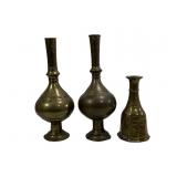 Rose water dispensers, brass, 6' dia., 16.5'T (no