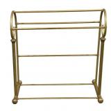 Brass Towel Rack With Decorative Design