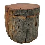 Handcrafted Cedar Wood Lidded Box