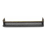 Iron and Brass Fireplace Fender