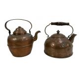 Copper tea kettles: Volund Hamar #2 / Wooden