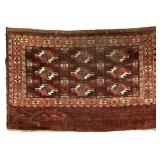 Oriental Tribal Rug with Geometric Design