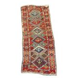 Oriental Runner with Geometric Patterns