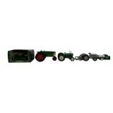Collection of five die-cast scale model toys,