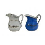 Ironstone pitchers: Ice water, 9.5'T / Dr. Kunkel,