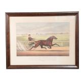 Currier & Ives Lithograph of Joe Elliott