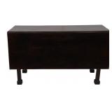Mahogany Drop-Leaf Dining Table