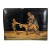 Marquetry panel, painted & inlaid panels, The