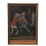 18th-Century Print ï¿½The English Shaverï¿½
