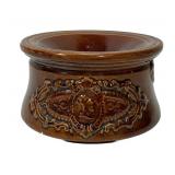 Bennington or Rockingham Spittoon