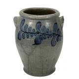 Stoneware Jar with Cobalt Decoration attributed