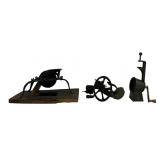 Apple Peeler, Cherry seeder and Nutmeg grinder.