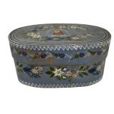 Decorated Bride's box, Maria Bell, writhe wrapped