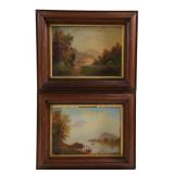 Framed Landscape Oil Paintings