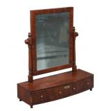 Mahogany Shaving  Mirror with Drawers