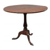 Round Tilt-Top Tripod Table