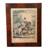 N. Currier print ï¿½The First Rideï¿½
