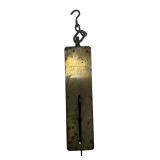 Detecto Scales, brass face, 3' x 11.5' plus hooks