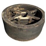 Industrial flat - belt pulley wheel