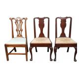 Three Dining Chairs