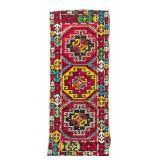 Kilim Rug with Geometric Patterns