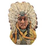 Florentine Art Studio Native American Bust.