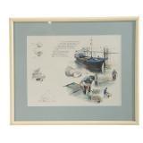 Nautical Illustration Print