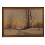 Raphael Senseman watercolor ca 1900's,