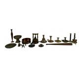 Assorted collection of vintage metal ware items.
