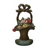 Hubley Cast Iron Basket Doorstop