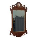 Vintage Chippendale mirror, Phoenix bird in top,