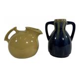 Ball pitcher, yellowware, ice lip on spout - 6.5'