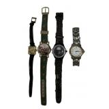 Wristwatches: Geneva, hunt scene dial & band /