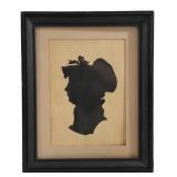 Vintage Silhouette of a Lady