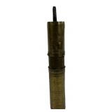 Brass spice-coffee grinder, 2' dia., 12'T (no
