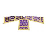 Purple and Gold Brocade Clerical Vestment
