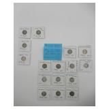 (16) US Buffalo Nickels 1918-1937