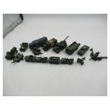 Assorted Dinky Toys Die-Cast Military Vehicles