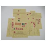 (15) 1920s Stock Transfer Stamps