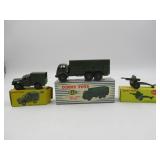 Dinky Military Car Lot 622 Army Trucks Field Gun